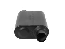 Super 44 Series Chambered Muffler Super 44 Series Stainless Steel 2.50 Offset In 2.50 Offset Out Aggressive Sound Flowmaster