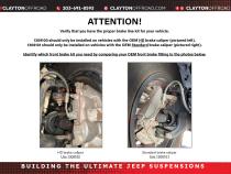Jeep Front Brake Lines 2018+ JL Clayton Off Road