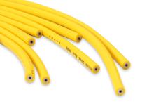 Spark Plug Wire Set 8MM Yellow With Orange Straight Boots 4040 8MM Universal Fit Super Stock Spark Plug Wire Sets Feature A Spiral Core And A Yellow Silicone Jacket ACCEL