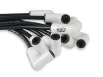 Spark Plug Wire Set Chevy Small Block With Hei 75-86 Wires Under Valve Cover Custom Fit Extreme Heat Ceramic Boot Spark Plug Wire Set ACCEL